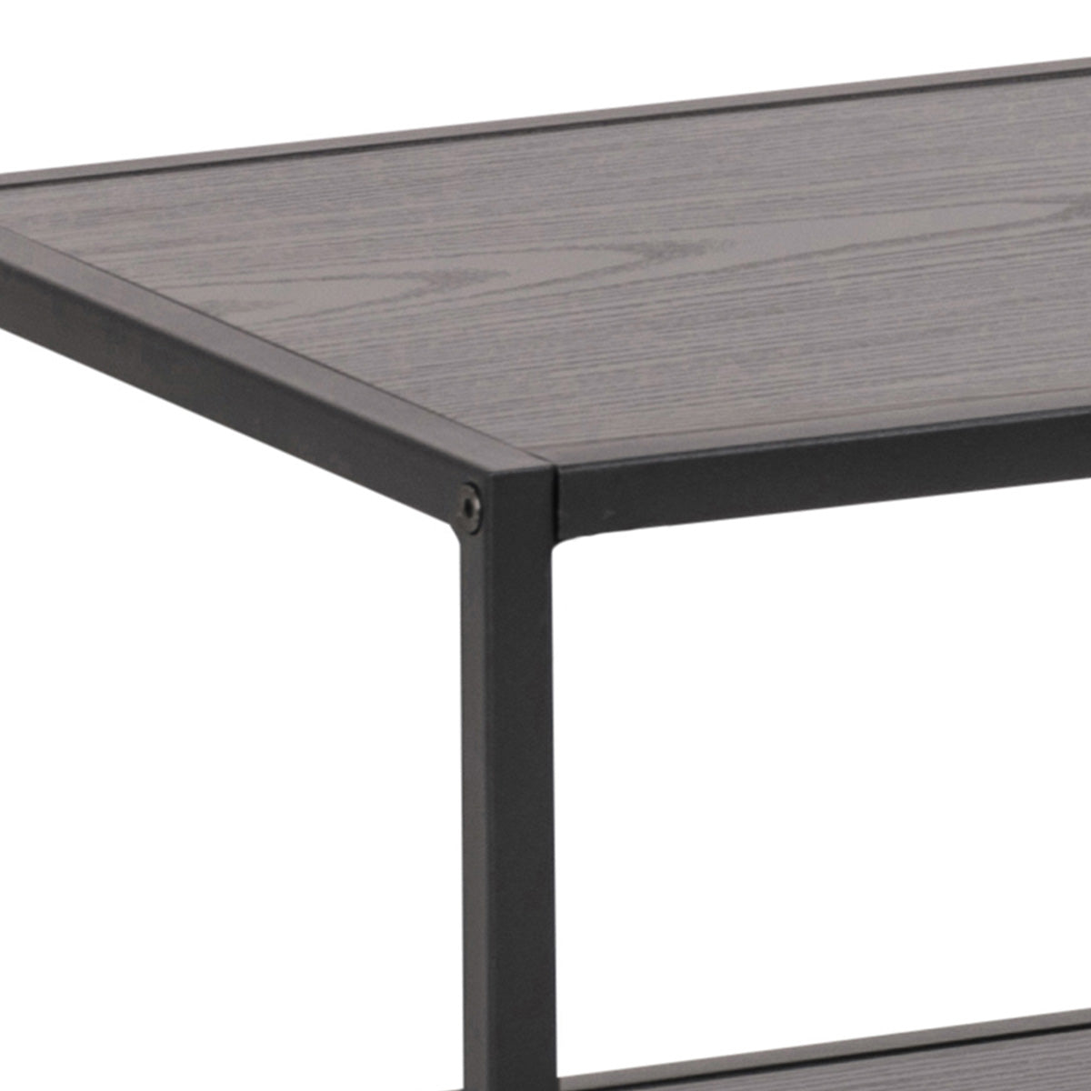 Wooden TV Stand Open With 3 Wooden Shelves - Seaford