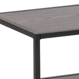 Wooden TV Stand Open With 3 Wooden Shelves - Seaford