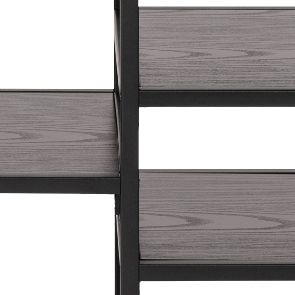 Wooden TV Stand Open With 3 Wooden Shelves - Seaford