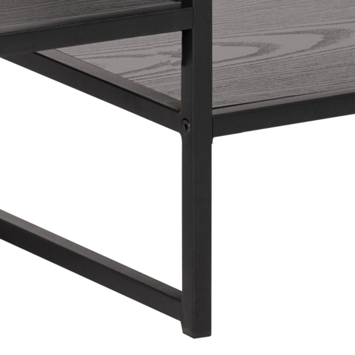Wooden TV Stand Open With 3 Wooden Shelves - Seaford