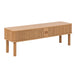 Wooden TV Stand 140cm Wide With Sliding Door - Langley