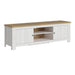 Wooden TV Stand Wide With 2 Doors - Celesto