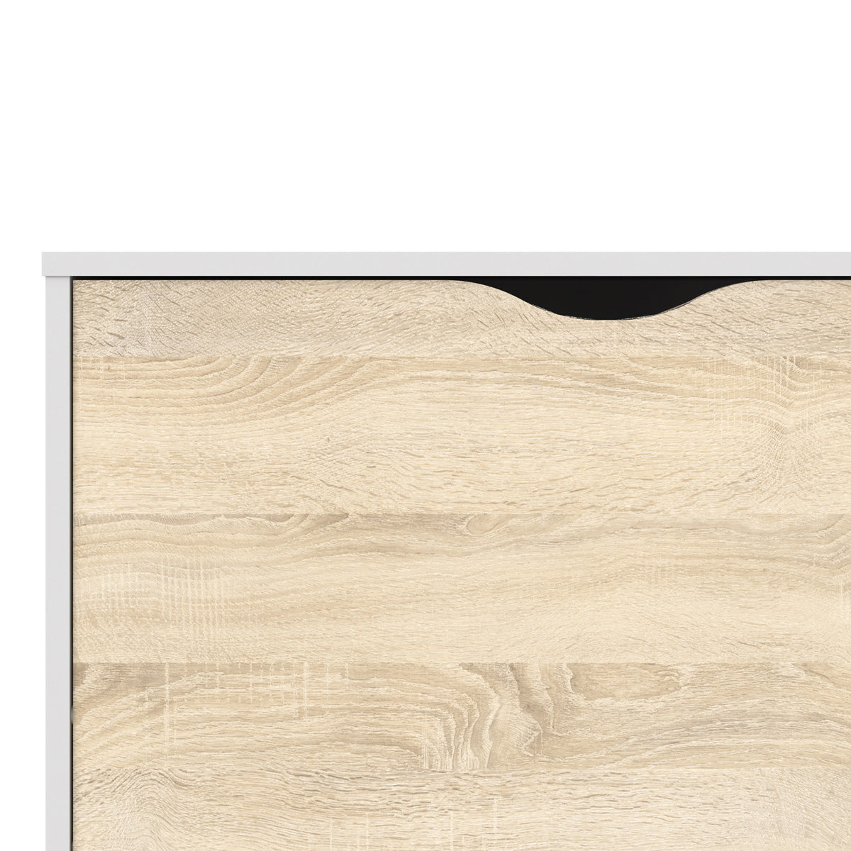 Wooden TV Stand Wide With 2 Drawers And 4 Shelves - Oslo