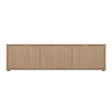 Wooden TV Stand Wide With 3 Push-to-Open Doors - Alice Springs
