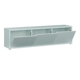 Wooden TV Stand Wide With 3 Push-to-Open Doors - Alice Springs