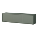 Wooden TV Stand Wide With 3 Push-to-Open Doors - Alice Springs