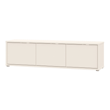 Wooden TV Stand Wide With 3 Push-to-Open Doors - Alice Springs