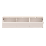 Wooden TV Stand Wide With 3 Push-to-Open Doors - Alice Springs