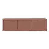 Wooden TV Stand Wide With 3 Push-to-Open Doors - Alice Springs