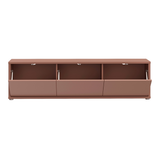 Wooden TV Stand Wide With 3 Push-to-Open Doors - Alice Springs