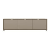 Wooden TV Stand Wide With 3 Push-to-Open Doors - Alice Springs