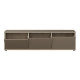 Wooden TV Stand Wide With 3 Push-to-Open Doors - Alice Springs