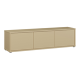 Wooden TV Stand Wide With 3 Push-to-Open Doors - Alice Springs