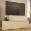Wooden TV Stand Wide With 3 Push-to-Open Doors - Alice Springs