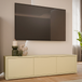 Wooden TV Stand 154.2cm Wide With 3 Push-to-Open Doors - Alice Springs