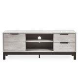 Wooden TV Stand With 1 Door And 2 Drawers - Bali