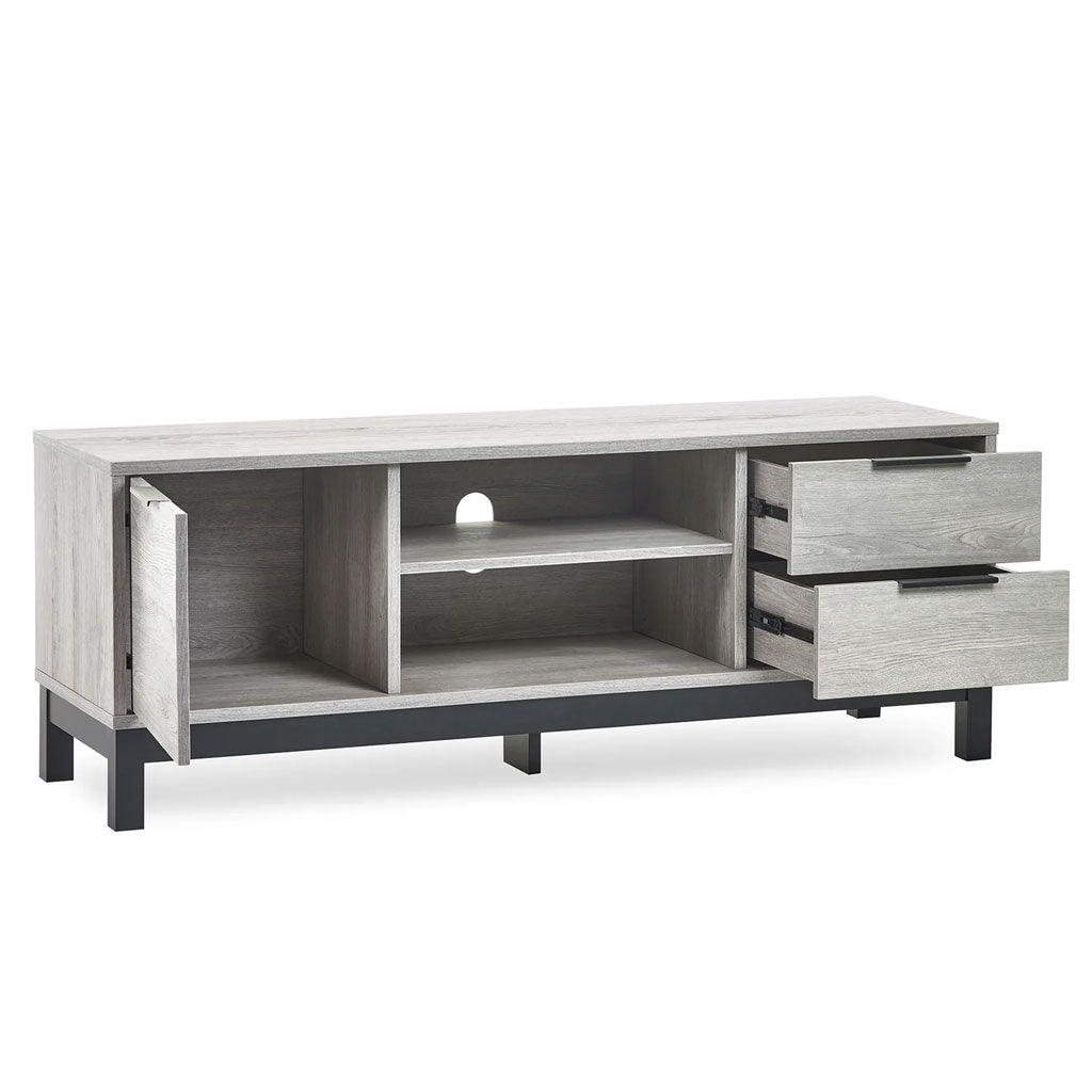 Wooden TV Stand With 1 Door And 2 Drawers - Bali