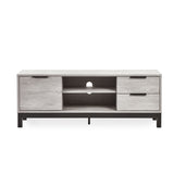 Wooden TV Stand With 1 Door And 2 Drawers - Bali