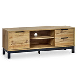 Wooden TV Stand With 1 Door And 2 Drawers - Bali