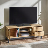 Wooden TV Stand With 1 Door And 2 Drawers - Bali