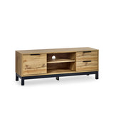 Wooden TV Stand With 1 Door And 2 Drawers - Bali