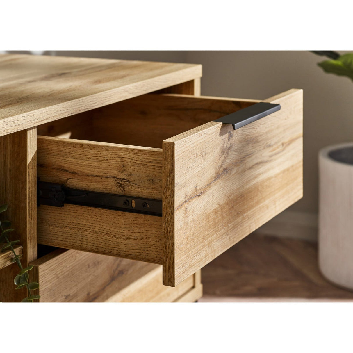 Wooden TV Stand With 1 Door And 2 Drawers - Bali