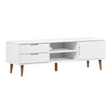 Wooden TV Stand With 1 Door And 2 Drawers - Molde