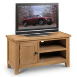 Wooden TV Stand With 1 Door And 2 Shelves - Astoria