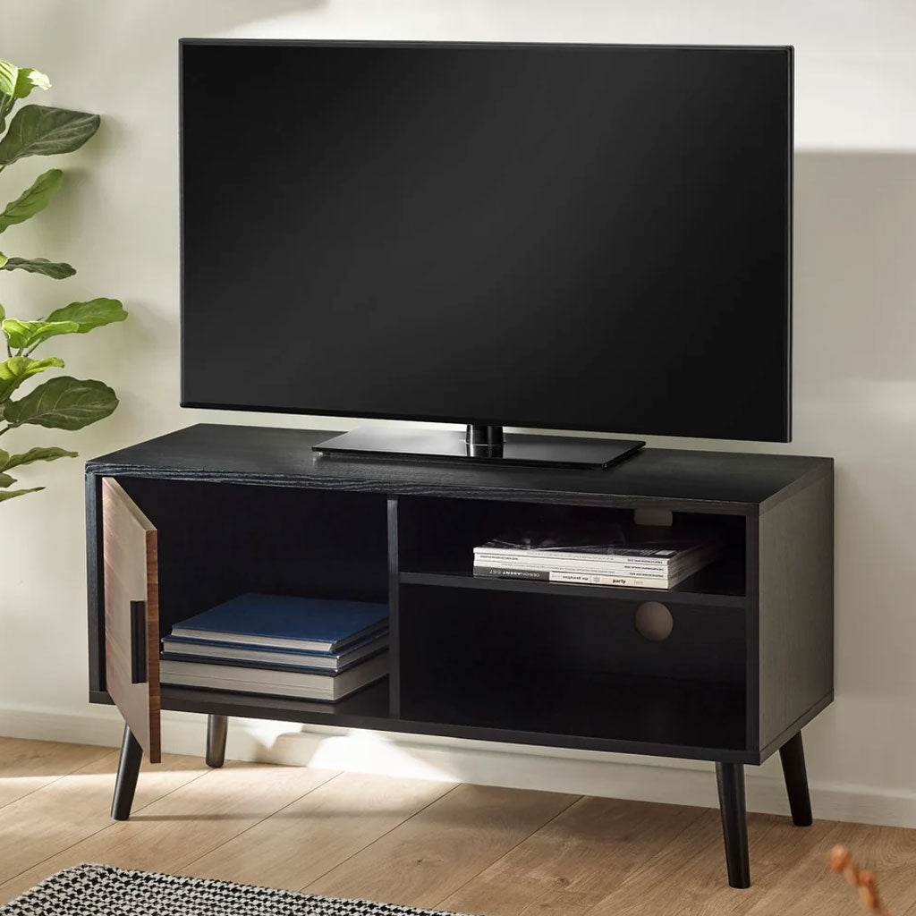 Wooden TV Stand With 1 Door - Trent