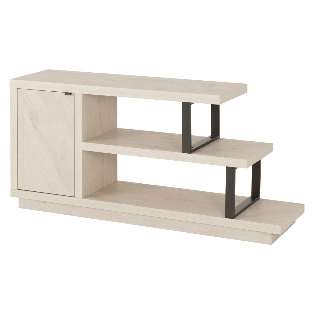 Wooden TV Stand With 1 Door - Turin