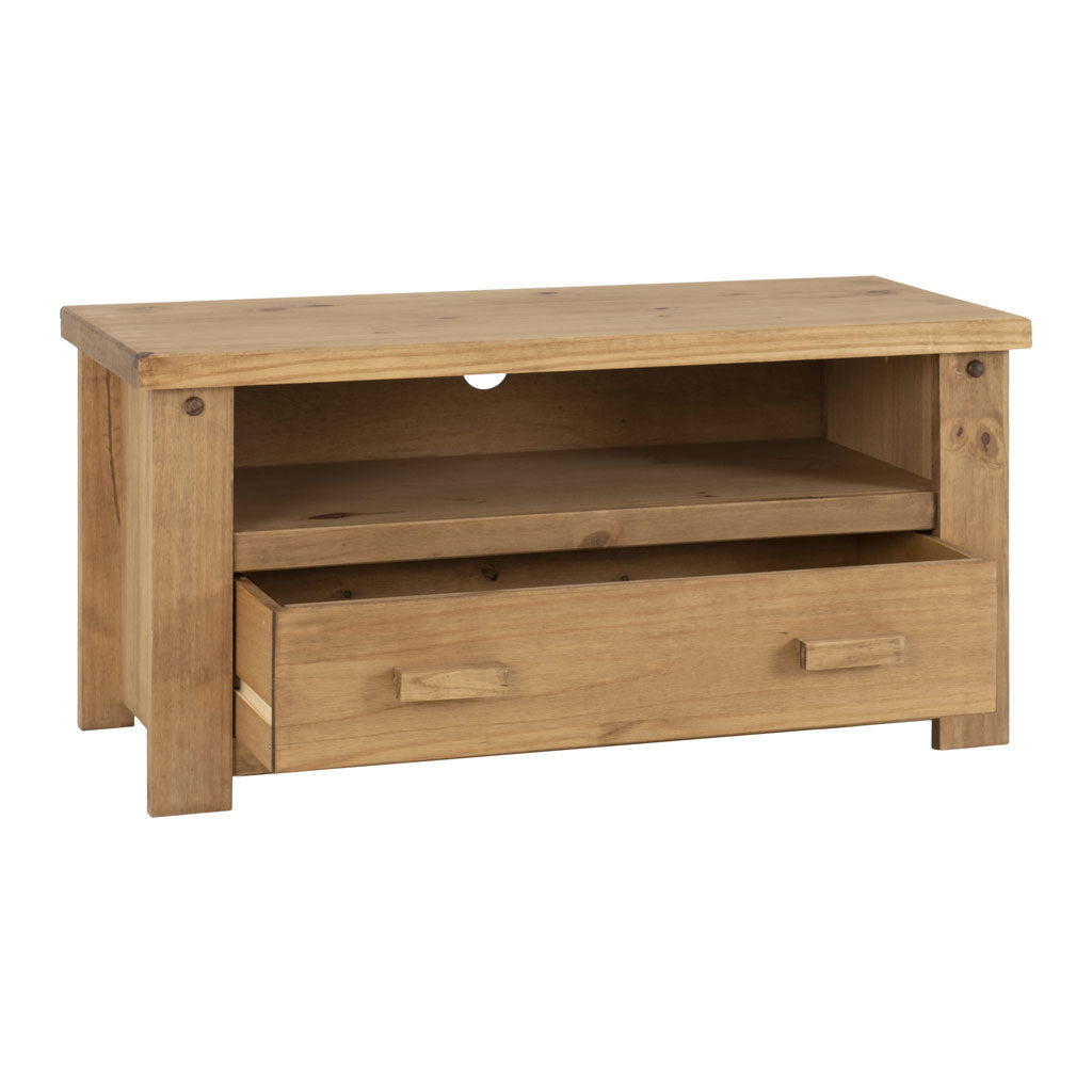 Wooden TV Stand With 1 Drawer - Tortilla