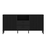 Wooden TV Stand With 2 Doors And 2 Drawers - Lusaka