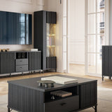 Wooden TV Stand With 2 Doors And 2 Drawers - Lusaka