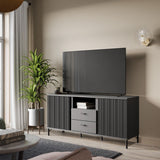 Wooden TV Stand With 2 Doors And 2 Drawers - Lusaka