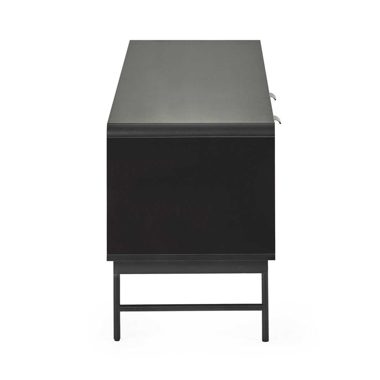 Wooden TV Stand With 2 Doors And 1 Shelf - Alvin