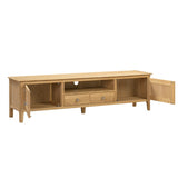 Wooden TV Stand With 2 Doors And 2 Drawers - Cotswold