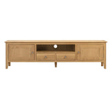 Wooden TV Stand With 2 Doors And 2 Drawers - Cotswold