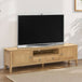 Wooden TV Stand With 2 Doors And 2 Drawers - Cotswold