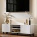 Wooden TV Stand 160cm Wide With 2 Doors - Atlantic