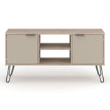 Wooden TV Stand With 2 Doors - Augusta