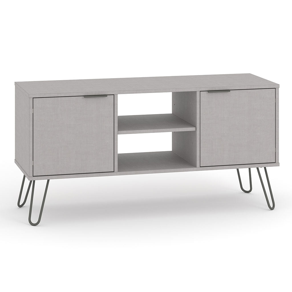 Wooden TV Stand With 2 Doors - Augusta