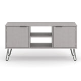 Wooden TV Stand With 2 Doors - Augusta