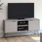Wooden TV Stand With 2 Doors - Augusta