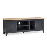 Wooden TV Stand With 2 Doors - Bordeaux