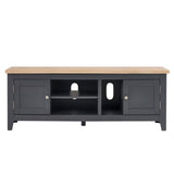 Wooden TV Stand With 2 Doors - Bordeaux
