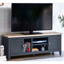 Wooden TV Stand With 2 Doors - Bordeaux