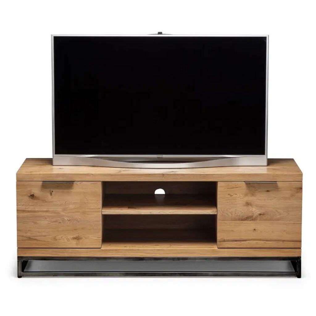 Wooden TV Stand With 2 Doors - Brooklyn