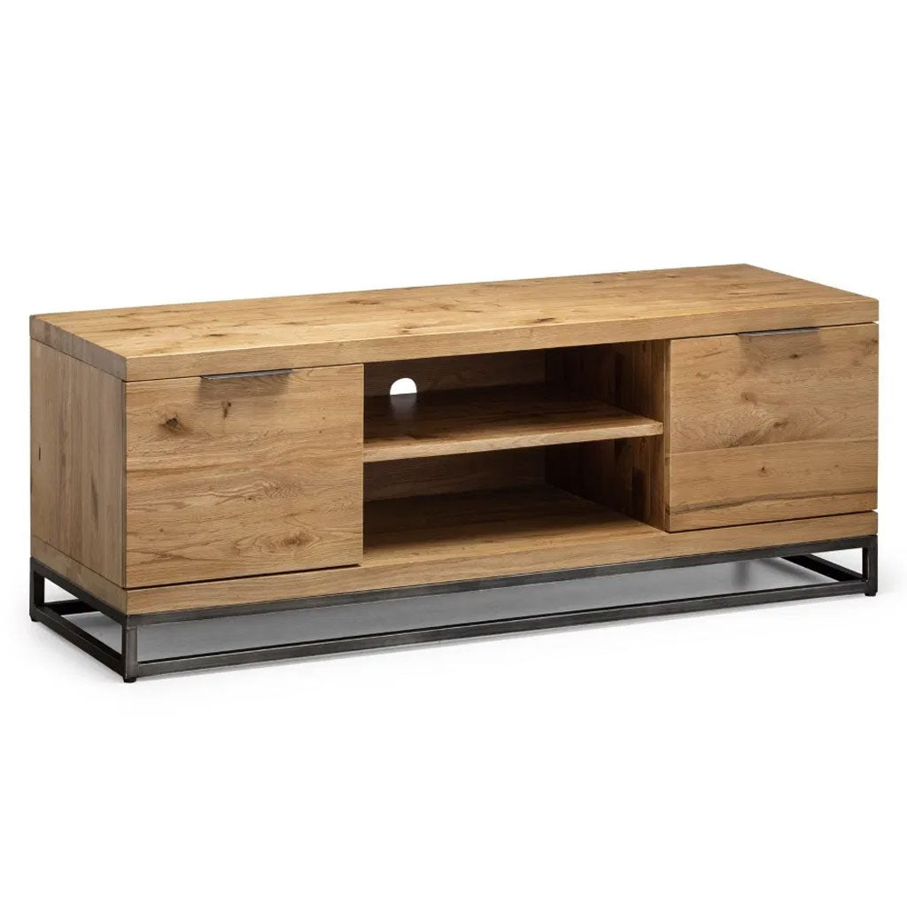 Wooden TV Stand With 2 Doors - Brooklyn