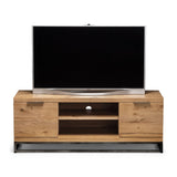 Wooden TV Stand With 2 Doors - Brooklyn