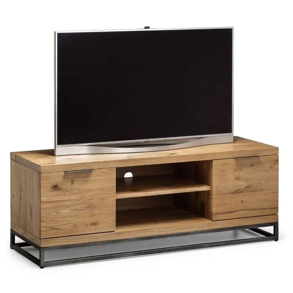 Wooden TV Stand With 2 Doors - Brooklyn